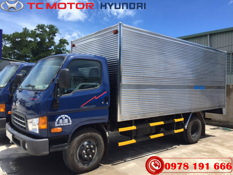 Xe tải Hyundai Mighty 2017 Thùng Kín Thành Công