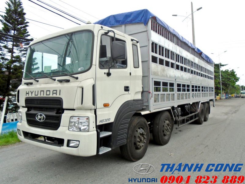 Xe tải Hyundai HD320 19 Tấn 4 Chân Nhập Khẩu