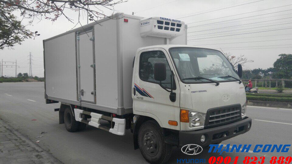 Xe tải 7 tấn HD700 Đồng Vàng Thùng Đông Lạnh