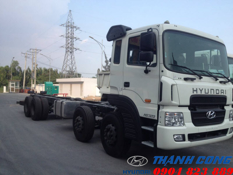 Xe tải nhập khẩu Hyundai HD320 19 Tấn 4 Chân