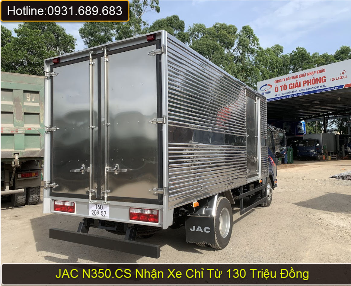 Jac N350CS thùng kín 3.5 tấn